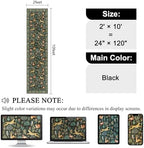 DUKINO 2x10 Kitchen Runner Rug, Soft Non Slip Animal Washable Rug, Black - Image 2