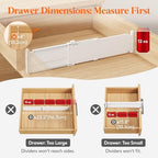 Lifewit 9 Pack 4" High Drawer Dividers, Adjustable Drawer Organizer Clothes - Image 6