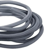 DMiotech 50ft Wire Loom Split Tubing 1 Inch(25.4mm) ID Gray by DMiotech