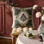 ISAENNE Elegant French Linen Throw Pillow Cover,Set of 2,18"x18"-Estonia B - Image 6