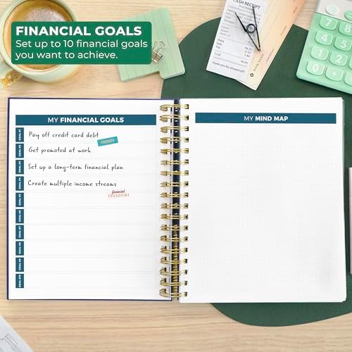 Clever Fox Budget Planner & Monthly Bill Organizer, Large Dark Blue - Image 4
