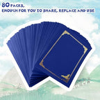 Fainne 80 Pcs Certificate Holders Diploma Holder, Royal Blue - Image 4
