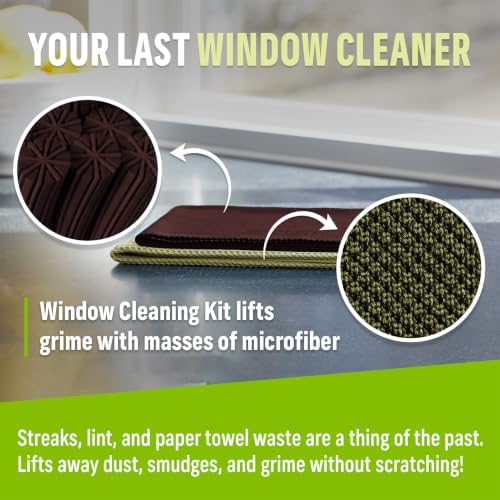E-Cloth Window and Glass Cleaner Kit, Just Add Water - 2 Kits - Image 5