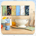 36 Pack Reusable Kitchen Cloths Cotton Towel, Rich Flowers - Image 4