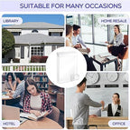Barydat 8.5 x 11 Inch Outdoor Brochure Holder with Lid Acrylic, Wall Mount Waterproof with Business Card Holder, Clear Literature Box with 4 Screws for Pamphlet Flyer Map Document Display - Image 6