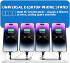 4 Phones Acrylic Multiple Cell Phone Stand - Image 3