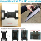 Heavy Duty Flexible 22“ Aluminum gooseneck ELD compliant car truck fleet floor seat bolt tablet mount for Apple iPad Air Pro Mini Microsoft Surface Pro/Book Lenovo Verizon 7 8 10 12 tablets - Image 4