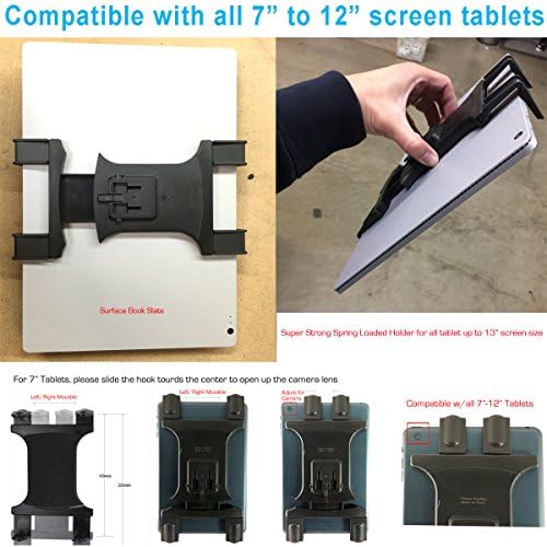 Heavy Duty Flexible 22“ Aluminum gooseneck ELD compliant car truck fleet floor seat bolt tablet mount for Apple iPad Air Pro Mini Microsoft Surface Pro/Book Lenovo Verizon 7 8 10 12 tablets - Image 4