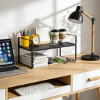 Expandable Storage Shelf, Stackable Organizer Rack, Black Small 1 PK - Image 2