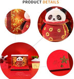 3D Memo Pad, 3D Calendar 2027, Time Piece Calendar, Tear-Off Calendars 2027, 3D Paper Carving Art Memo Pad, Art Carving Sticky Notes for Office Home Gifts Ornaments (Lucky Bag Panda) - Image 6