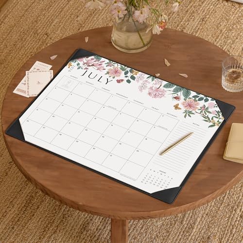 Cabbrix Desk Calendar 2027, Large Desk Pad Calendar 22 x 17" (Black) - Image 2