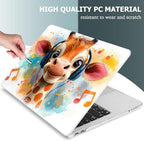 Mektron Case for 2026 MacBook Neo 13-inch A18 Pro chip A3404 Laptop Cover with 13-inch (Diagonal) Liquid Retina Display+ Keyboard Cover+ Screen Protector, Cute Giraffe - Image 4