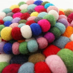 Wool Felt Woven Cup Mats Coasters Set Handmade Table Protector Cute Desk Pads - Image 4
