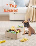 KALLAX Small Woven Storage Basket for Organizing, 13.5x9.5x5 inches, 3 Pack - Image 5
