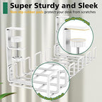 Under Desk Cable Management Tray No Drill Steel 15.7" - Image 5