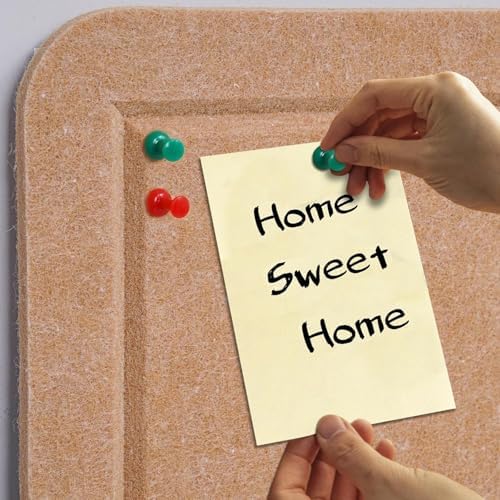 Extra Large Bulletin Board 96" x 48", Felt Pin Board, Ginger Yellow - Image 4