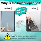 Aheroi Acrylic Sign Holder 8.5x11 Wall Mount, Wall Sign Flyer Holder 30Pcs - Image 3