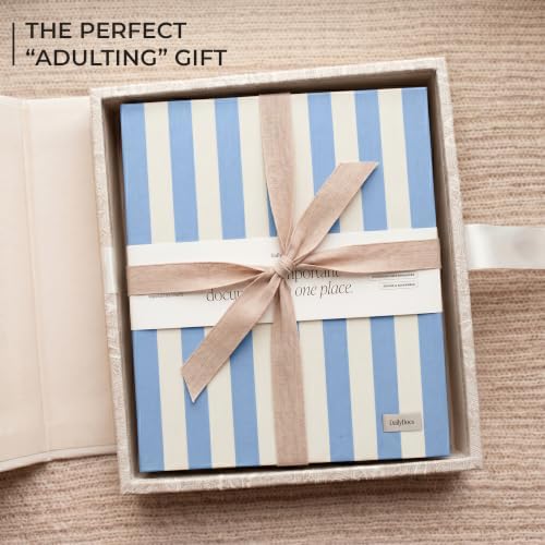 Document Organizer Binder for Important Papers & Passports, Cloud - Image 4