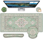 Mousepad Set，Keyboard Mat+Wrist Support Mouse Pad+Wrist Rest Pad+Coaster by Unknown