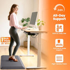 1-Inch Thick Anti-Fatigue Mat for Kitchen and Standing Desk, 20"x32", Grey - Image 3