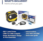 Brady M511 Portable Wireless Industrial Label Printer, Bluetooth Compatible, Li-ion Battery, Military-Grade Shock Resistance, Works with Android and iPhones - Image 2
