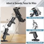 Aluminum Heavy Duty Tablet Mount Car Holder Dashboard for Truck and Vehicle - Image 7