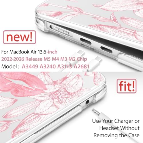 May Chen Case for M5/M4/M3/M2 MacBook Air 13 inch Case 2026-2022 Release - Image 2