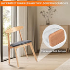 Ezprotekt 24 Pcs Rectangle Clear Silicone Chair Leg Floor Protectors Caps, Rectangle Felt Furniture Leg Pads Covers Cups for Chair Table -Anti-Scratches and No Noise (Fit L :1.3-1.7", W: 0.9-1.2") - Image 4