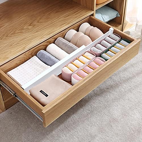 ANTOWIN 6Pcs Expandable Bamboo Drawer Dividers, Fits 17.6-21.6" Drawers - Image 5