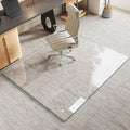 46" x 55" Tempered Glass Chair Mat for Carpet & Hard Floors by MYSUNORIA