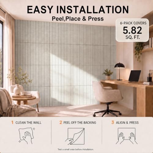 Stripe Felt Bulletin Board Tiles, Cork Board Alternative 48 x 36 in - Image 4