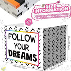 Honoson 24 Pcs Inspirational Privacy Folders for Students - Image 2