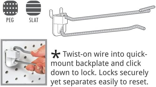 Azar 701242 12" Flip Scan Quick Back (0.212" Diameter), 50 Pack - Image 2