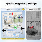 JOY worker 4-in-1 Clamp-on Above or Under Desk Pegboard & Cable Management - Image 6