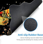 Desk Mat, Mouse Pad with Wrist Rest, 4-in-1 Large Mouse Pads for Desk, Ergonomic Mouse Pad and Keyboard Wrist Rest Gaming Keyboard Mat for Office,Mushrooms and Butterflies - Image 4