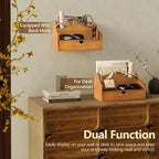 Rebee Vision Mail Organizer for Desk with 4-Slot Letter Office Decor,Yellow - Image 4