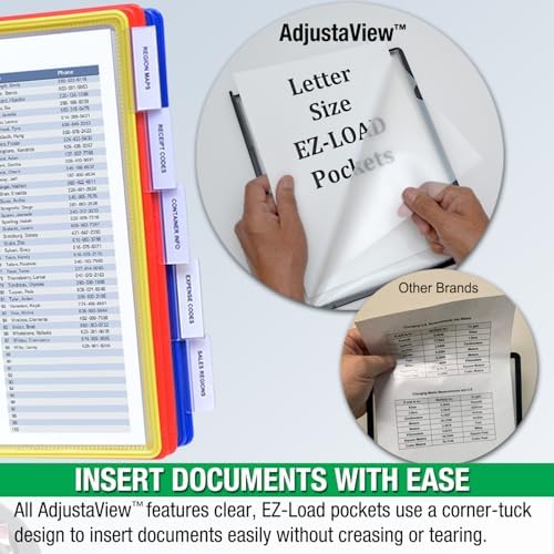 Ultimate Office AdjustaView Expandable Desk Reference Display Organizer 20C - Image 6