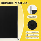 RANTILA Single Large Panel Room Divider, Privacy Screen for Office, Partition Separators, Freestanding Divider 71''W x 71''H, Black - Image 5