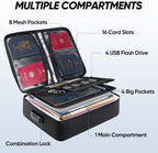BALEINE Fireproof Document Box with Lock, Waterproof Fire Safe File Bag - Image 3