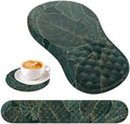 HAOCOO 3-Pcs Ergonomic Workspace Set with Wrist Support, Green by HAOCOO