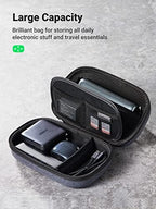 UGREEN Electronic Organizer Travel Case Pouch Bag Accessories Portable Waterproof Storage Bag Travel Essentials with Cable USB Flash Drive Charger External Battery Memory Card - Image 4