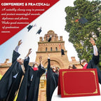 Fainne 80 Pcs 80 Pieces Certificate Holders Diploma Holder, Bright Red - Image 6