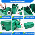 Hrensaw 3PCS Small Weatherproof Electrical Connection Box(Inner 5.5x3x2.2inch),Outdoor Electrical Box,Waterproof Extension Cord Covers for Plug, Extension Cables, Holiday Lights,Green - Image 6
