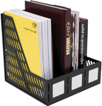 Advantus 3-Compartment Magazine and Literature File, Black (34091) - Image 2