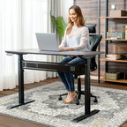36"x60" Office Chair Mat for Hardwood Floor, Non-Slip Washable Grey - Image 2