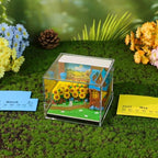 3D Time Piece Calendar 2027 With 52 Weekly Calendars, 3D memo pad tear away calendar 2027, Artsy Pads Suitable for Room and Office Desktop Decoration, Gift Giving (Sunfulower Garden) - Image 3
