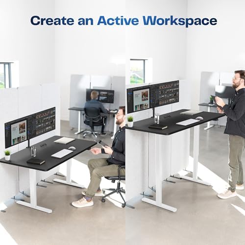 VIVO Black 60 x 30 in Standing Desk, DESK-KIT-0W6B - Image 4