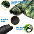 4-Piece Extended Large Mouse Pad Set for Women Men with Green Forest Design Includes 35.4 x 15.7 XXL Large Mouse Pad Keyboard Wrist Rest Mouse Wrist Support and Coaster for Office Home - Image 3