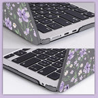Purple Flowers Case for 2022-2026 MacBook Air 13.6 Inch M5/M4/M3/M2 - Image 5