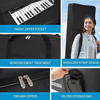 AKOZLIN 76-Key Portable Keyboard Bag, 46.8"x6"x18.1"Soft Gig Bag - Image 2